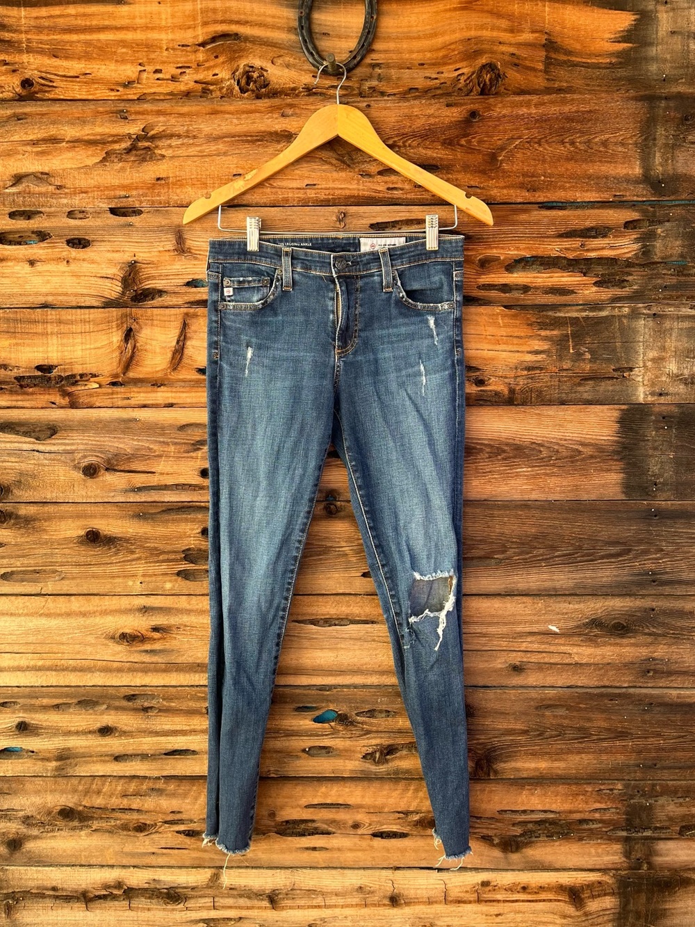 AG ADRIANO GOLDSCHMMIED | Legging Ankle Dark Blue Skinny Jeans 28R